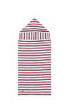 Resim Çok Renkli Çizgili Pamuk Unisex Banyo Havlusu