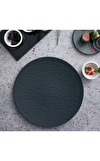 Resim Manufacture Rock Siyah Servis Tabağı, Supla 32 cm