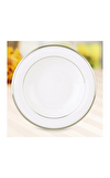 Resim Solitaire White Çukur Tabak 23 cm