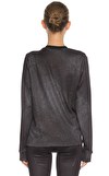 Resim Lacivert Uzun Kol Sıfır Yaka Sweatshirt