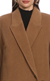 Resim Kahverengi Uzun Kollu Yünlü Ceket