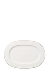 Resim Anmut Beyaz Platin Oval Servis Tabağı 41 cm