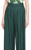 Resim Yeşil Geniş Paça Pantolon