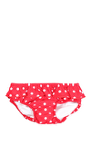 Resim Kırmızı Puantiyeli Çocuk Bikini Altı