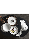 Resim La Boule 2 Kişilik Siyah-Beyaz Yemek Takımı 7 Parça