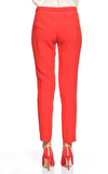 Resim Kırmızı Dar Paça Pantolon