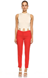Resim Kırmızı Dar Paça Pantolon
