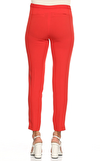 Resim Kırmızı Dar Paça Pantolon