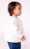Resim Uzun Kol Ekru Kız Çocuk Bluz