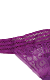Resim Mor Dantelli Normal Bel Külot