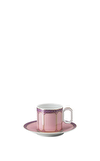 Resim Swarovski Signum Rose Türk Kahvesi Fincan ve Tabağı