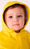 Resim Sarı İkonik Tasarımlı Bebek Yağmurluk