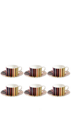 Resim Missoni Stripes Jenkins 156, 6 Kişilik Kahve/Çay Fincan ve Tabağı
