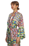 Resim Çok Renkli Desenli Kimono