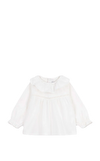 Resim Uzun Kol Ekru Kız Çocuk Bluz