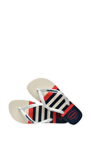 Resim Beyaz Top Nautical White Parmak Arası Erkek Terlik