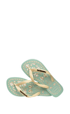 Resim Yeşil Top Tropicalia Vibes Coast Green Parmak Arası Kadın Terlik