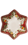 Resim Winter Bakery Ayaklı Yıldız Servis Kasesi 27 cm