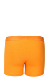 Resim Turuncu Marka Logolu Normal Bel Pamuklu Boxer