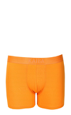 Resim Turuncu Marka Logolu Normal Bel Pamuklu Boxer