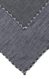 Resim Denim Dikiş Detaylı Mendil