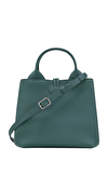 Resim Le Roseau Yeşil El Çantası S
