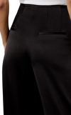 Resim Siyah İspanyol Paça Pantolon