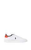 Resim Beyaz Deri Detaylı Erkek Sneakers
