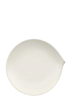Resim Flow Beyaz Pasta Tabağı 22 cm