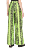 Resim Yeşil Geniş Paça Pantolon