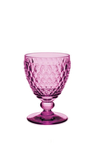 Resim Boston Colour Fuşya Kristal Beyaz Şarap Kadehi