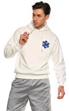 Resim Beyaz Baskılı Erkek Hoodie