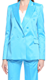 Resim Mavi Uzun Kollu Blazer