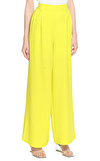Resim Sarı Geniş Paça Pantolon
