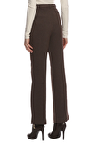 Resim Kahverengi Geniş Paça Pantolon