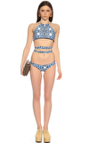 Resim Lacivert Desenli Bikini Altı