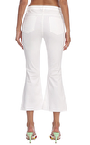 Resim Beyaz Geniş Paça Pamuklu Jean Pantolon