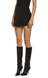 Resim Siyah Normal Bel Mini Etek