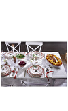 Resim Toy's Delight Yılbaşı Kare Düz Tabak 22 cm