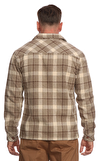 Resim Kahverengi Ekose Desenli Uzun Kol Gömlek