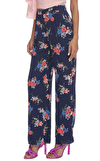 Resim Çok Renkli Çiçek Desenli Pantolon