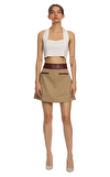 Resim Camel Normal Bel Mini Etek