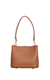 Resim Manhattan Satchel Kahverengi Deri Omuz Çantası
