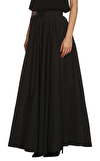 Resim Siyah Normal Bel Maksi Etek