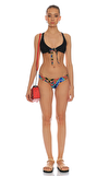 Resim Çok Renkli Desenli Lastik Bel Bikini Altı