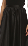 Resim Siyah Normal Bel Midi Etek
