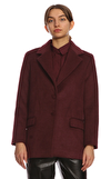 Resim Bordo Uzun Kollu Ceket