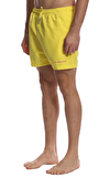 Resim Sarı Marka Logolu Normal Bel Erkek Şort Mayo