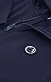 Resim Düz Fermuarlı Pamuklu Çocuk Kapüşonlu Sweatshirt