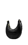 Resim Siyah Carly Vegan Deri Omuz Çantası